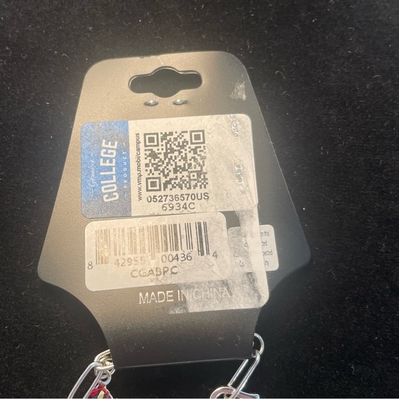 Georgia Paperclip Chain & Enamel Logo Bracelet - Picture 5 of 6